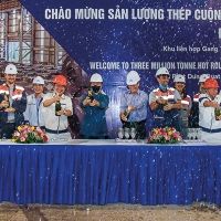Hoa Phat celebrated 3 Mton HRC produced at Dung Quat steel complex