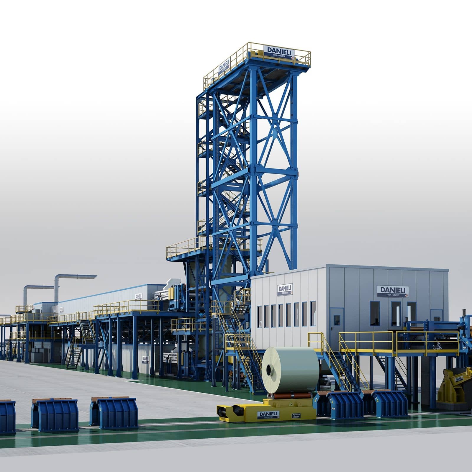 3D rendering of the Coil Coating Line being implemented at SDI Columbus facility