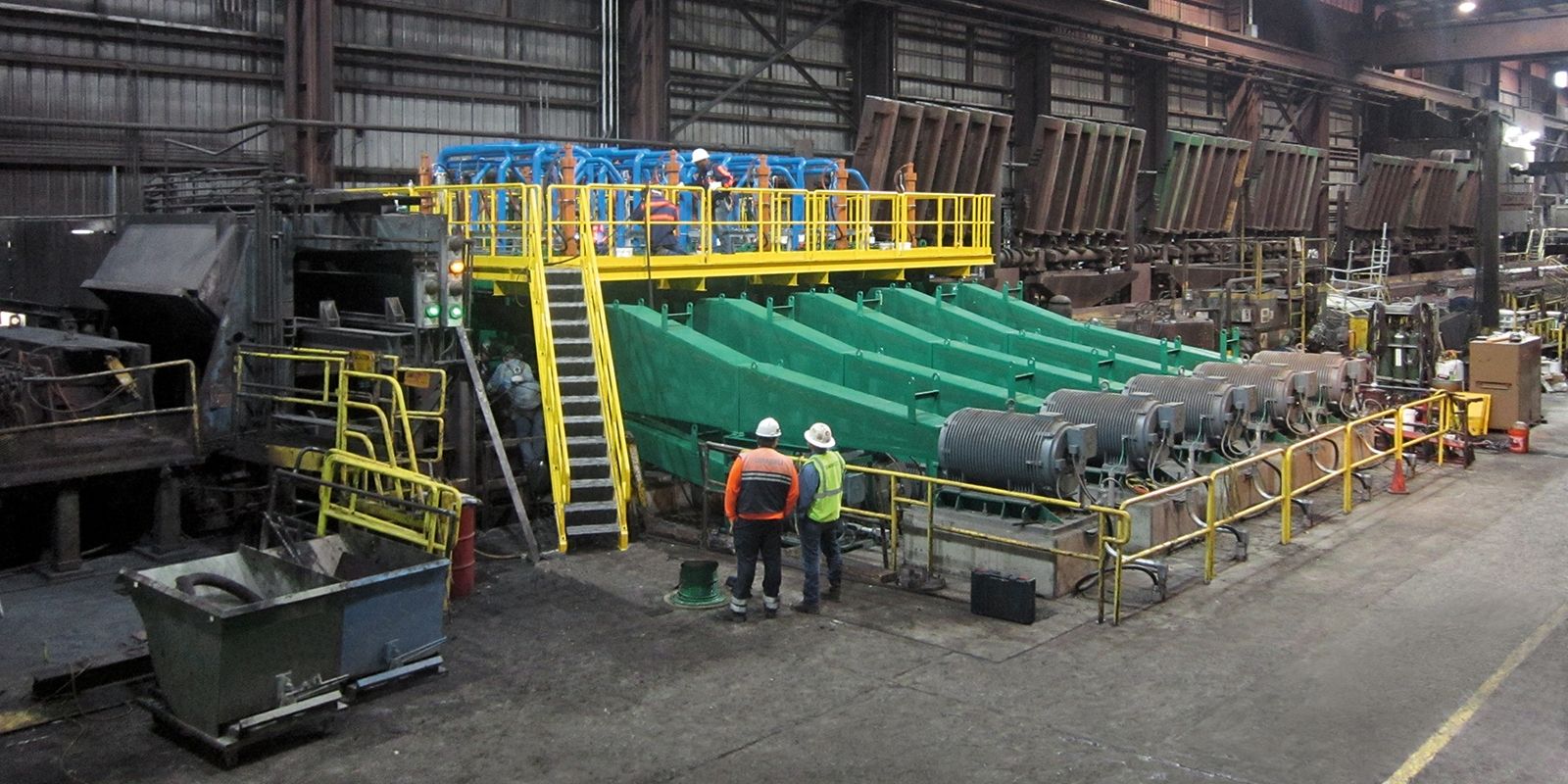 The Direct Quenching machine installed at Tuscaloosa site