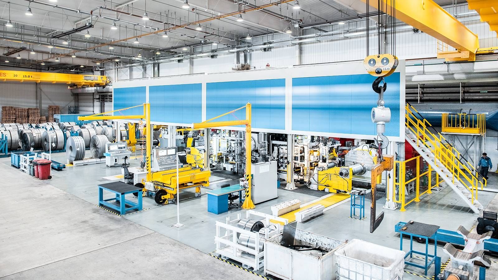 4-high cold reversing mill for high performance steel strip