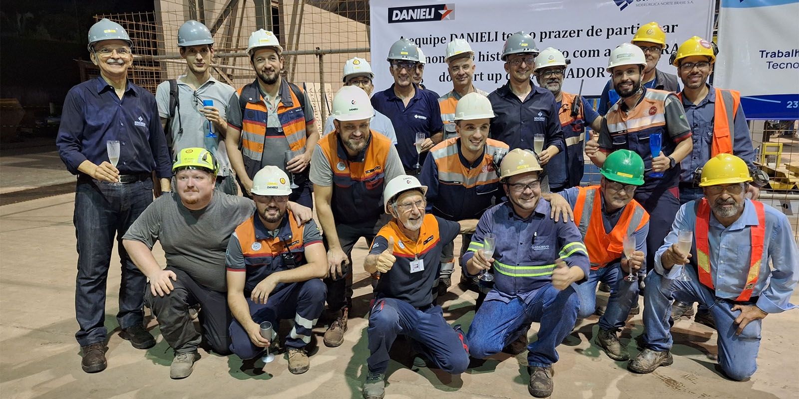 Sinobras rolling mill #2 is the first plant running a Danieli bar spooler in Latin America